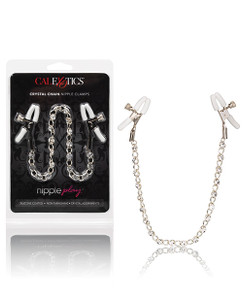 CalExotics Fetish Nipple Play Crystal Nipple Clamps