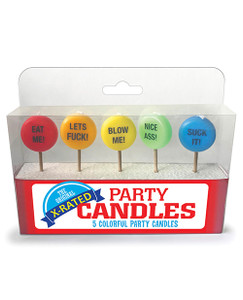 Little Genie X - Rated Party Candles - Set Of 5