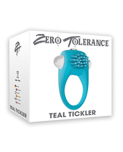 Zero Tolerance Teal Tickler Cock Ring