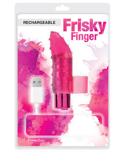 BMS Frisky Finger Rechargeable Vibrator - Pink