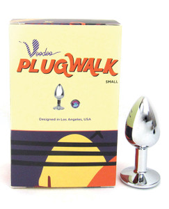 Voodoo Butt Plug Walk Small Stainless Steel - Silver