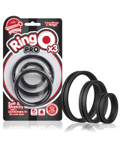 Screaming O Ringo Pro X3 Cock Ring - Black