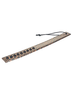 Spartacus Fetish Faux Leather Paddle - Gold
