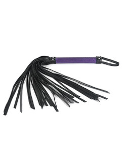 Spartacus Fetish Galaxy Legend Faux Leather Whip - Purple
