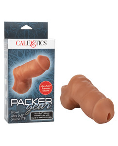 CalExotics Packer Gear Ultra Soft Silicone Stp - Brown