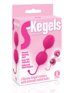 Icon Brands The 9's S - Kegels Silicone Kegel Balls - Pink