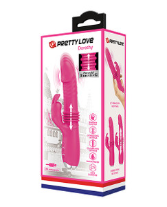 Pretty Love Dorothy Thrusting Rabbit Vibrator - Pink