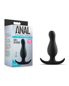 Blush Curve Butt Plug - Black Blush Curve Butt Plug - Black