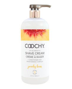 Coochy Rash Free Intimate Area Shave Cream - 32 Oz Peachy Keen