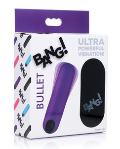 XR Bang! Vibrating Bullet With Remote Control - Purple