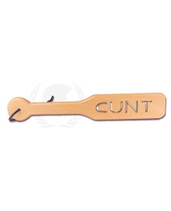 Spartacus Fetish Zelkova Wood Paddle - 32 Cm Cunt