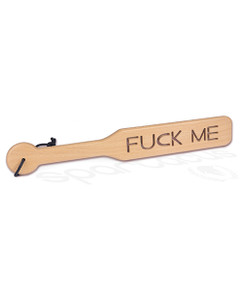 Spartacus Fetish Zelkova Wood Paddle - 37.5 Cm F*ck Me