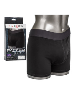 CalExotics Packer Gear Boxer Brief With Packing Pouch - M/L
