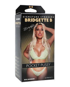 Doc Johnson Signature Strokers Ultraskyn Pocket Pussy Masturbator Stroker - Bridgette B