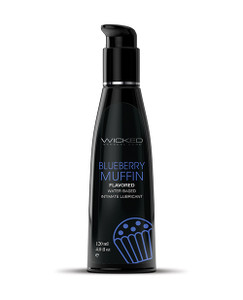 Wicked Sensual Care Water Based Personal Lubricant - 4 Oz Blueberry Muffin
