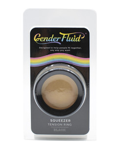 Gender Fluid Squeezer Tension Ring - Black Gender Fluid Squeezer Tension Ring - Black