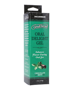Doc Johnson Goodhead Oral Delight Gel - 4 Oz Chocolate Mint