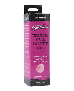 Doc Johnson Goodhead Warming Oral Delight Gel - 4 Oz Cotton Candy Doc Johnson Goodhead Warming Oral Delight Gel - 4 Oz Cotton Candy