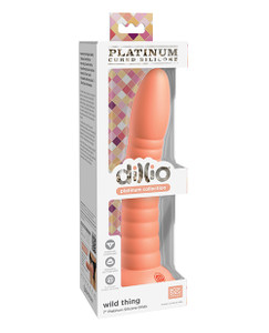 Pipedream Dillio Platinum 7" Wild Thing Silicone Dildo - Peach