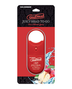 Doc Johnson Goodhead Juicy Head Dry Mouth Spray To Go - .30 Oz Apple