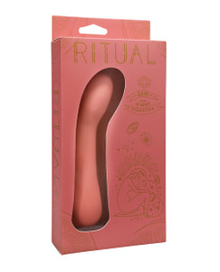 Doc Johnson Ritual Zen Rechargeable Silicone G-Spot Vibe - Coral