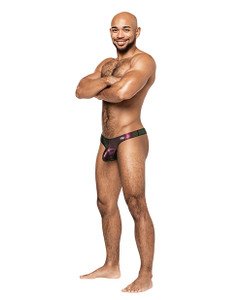 Hocus Pocus Stretch Poly Spandex Uplift Bong Thong Purple L/Xl Hocus Pocus Stretch Poly Spandex Uplift Bong Thong Purple L/Xl