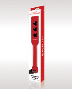 Whipsmart Heartbreaker Spanking Paddle - Red/Black