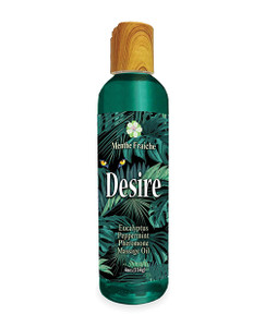 Desire Pheromone Massage Oil - 4 Oz Eucalyptus/Peppermint