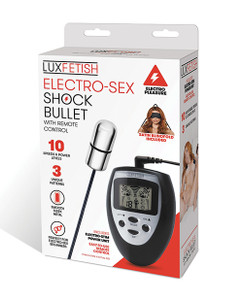Lux Fetish Electro Sex Shock Bullet With Remote Lux Fetish Electro Sex Shock Bullet With Remote