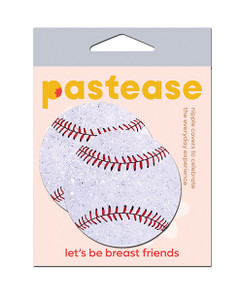 Pastease Premium Baseball Sparkly - White O/S Pastease Premium Baseball Sparkly - White O/S