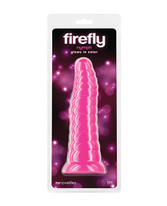 Firefly Nymph Glow in the Dark Dildo - Pink Firefly Nymph Glow in the Dark Dildo - Pink