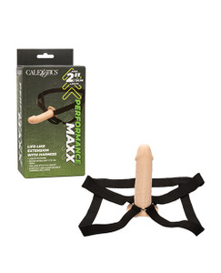 Performance Maxx Life-Like Penis Extension With Harness - Ivory