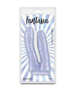 Fantasia Double Trouble Dildo - Azure