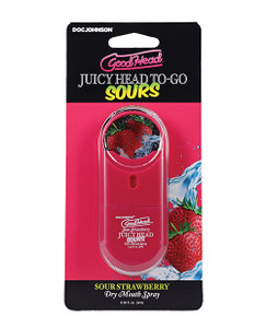 GoodHead Juicy Head Dry Mouth Spray To-Go - .30 oz Sour Strawberry