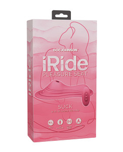 IRide Pleasure Seat Suck Stimulator Rechargeable With Wireless Remote - Dusty Pink