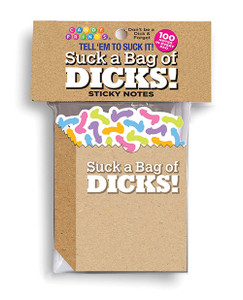 Suck A Bag of Dicks Sticky Notes - 100 Notes Per Pad