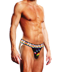 Prowler Oversized Paw Jock Strap - Black/Multi LG Prowler Oversized Paw Jock Strap - Black/Multi LG