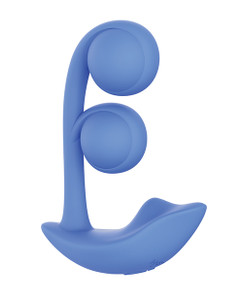 Melody Twin Balls Clit & G-Spot Vibrator - Blue