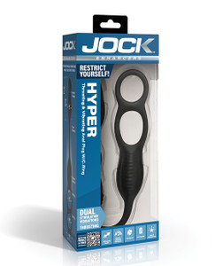 Hyper Thrusting and Vibrating Anal Plug With C-Ring