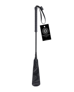 Sportsheet The Velvet Strike Crop - Black Sportsheet The Velvet Strike Crop - Black