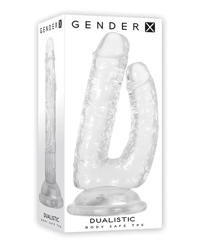 Tadpole Tapered Double Penetration Realistic Double-Ended Dildo 14 In –  Dear Rabbits Adult Toys