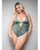 Temptress Aerin Lace Teddy w/Removable Chain - Green 3X/4X