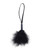 Sex & Mischief Peaches 'n CreaMe Wrist Feather Tickler - Black