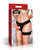 Bedroom Bliss Jolie Strap-On Panty Harness & Garter - Medium