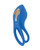 Gold Glam Cock Ring - Blue