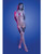 Metamorphic Glow-in-the-Dark Bodystocking Dress; Glows Pink - White O/S