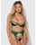 Evangeline Satin & Chain Push Up Bra