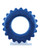 Oxballs Plushy Single Ring - Blue Fire
