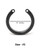 Cock Cage U-Ring #3 - Black