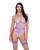 Butterfly Glow Embroidered Teddy Lavender/White SM